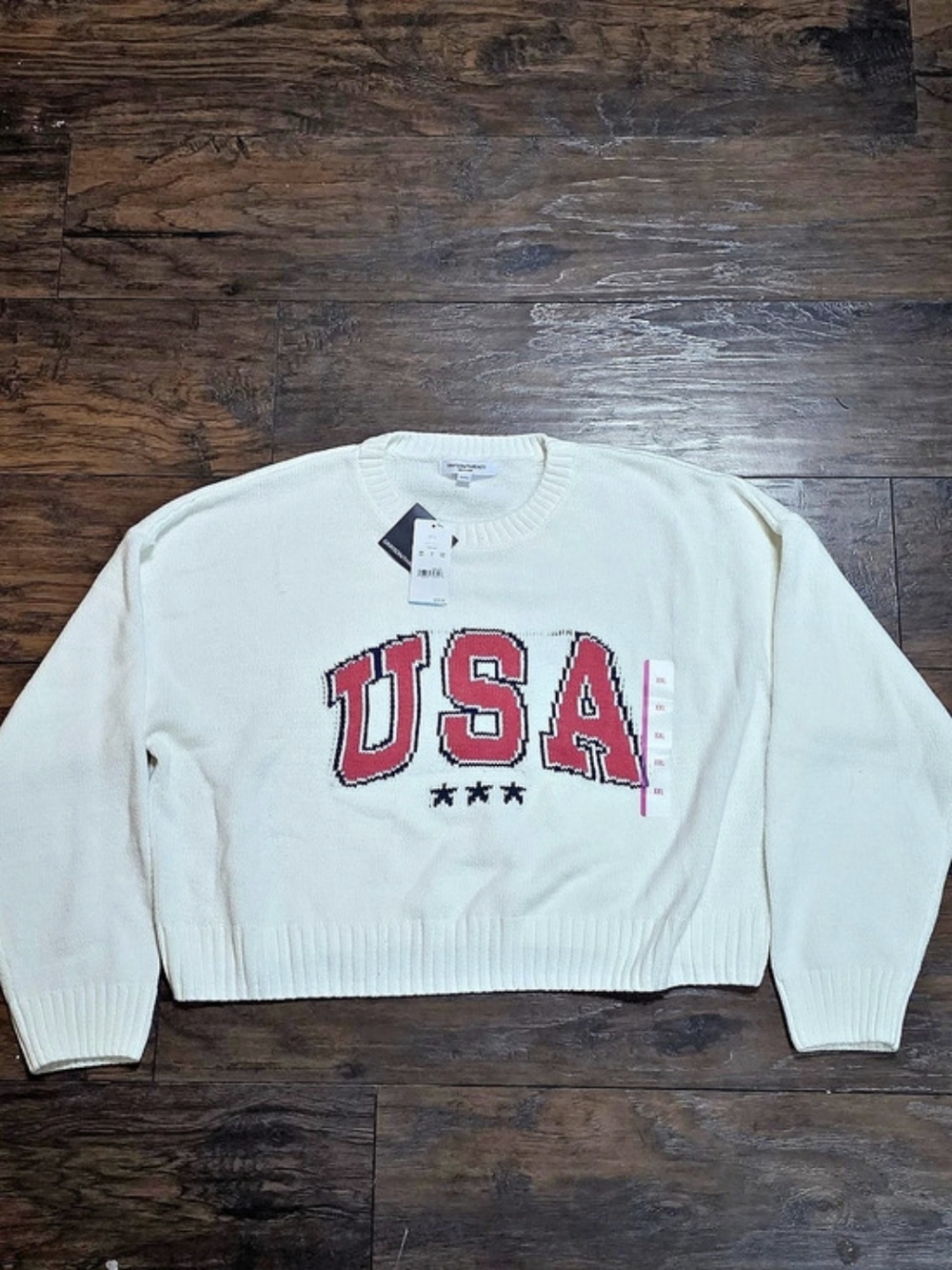 Grayson Threads USA Graphic Knit Sweater Crewneck XXL